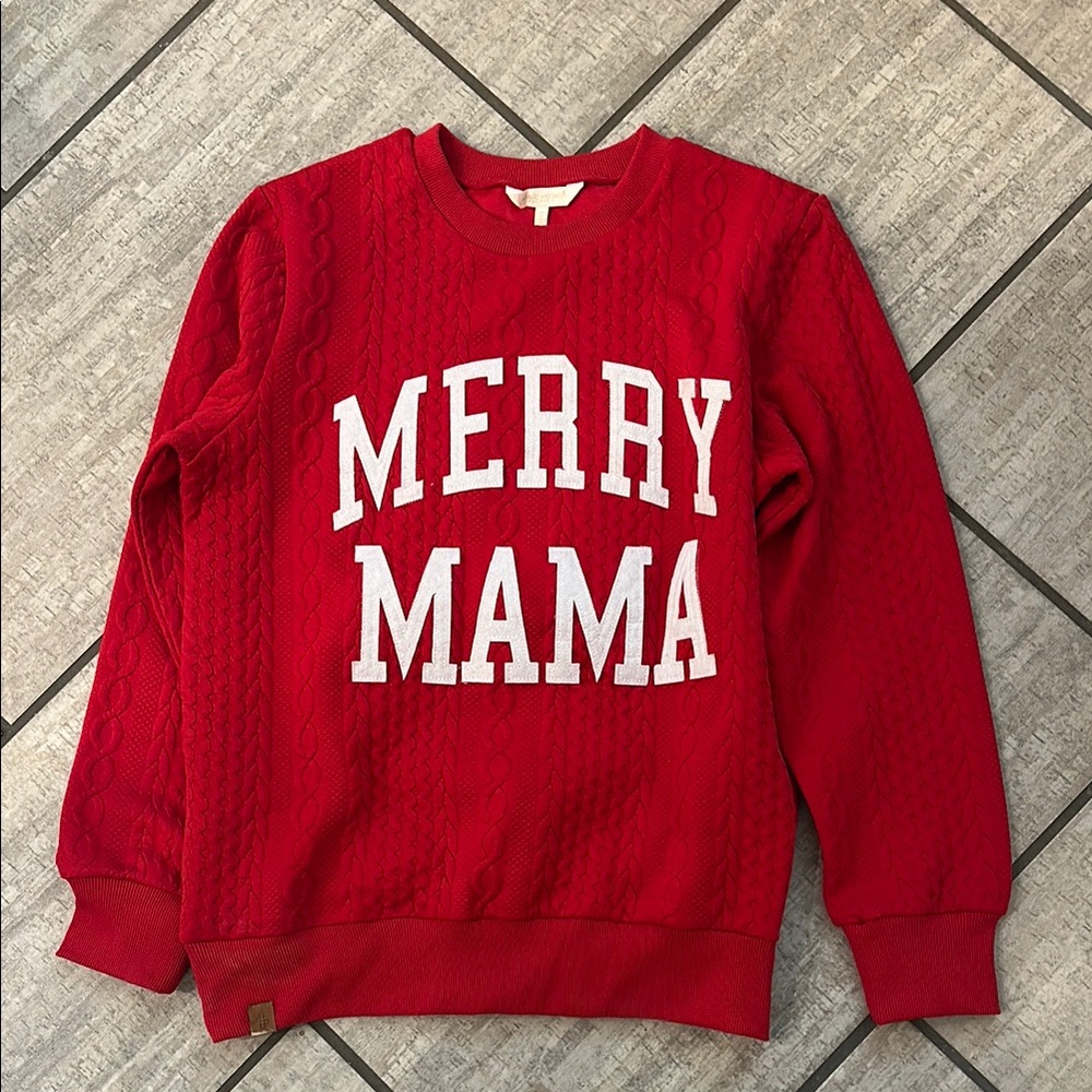 Red 'Merry Mama' Sweater